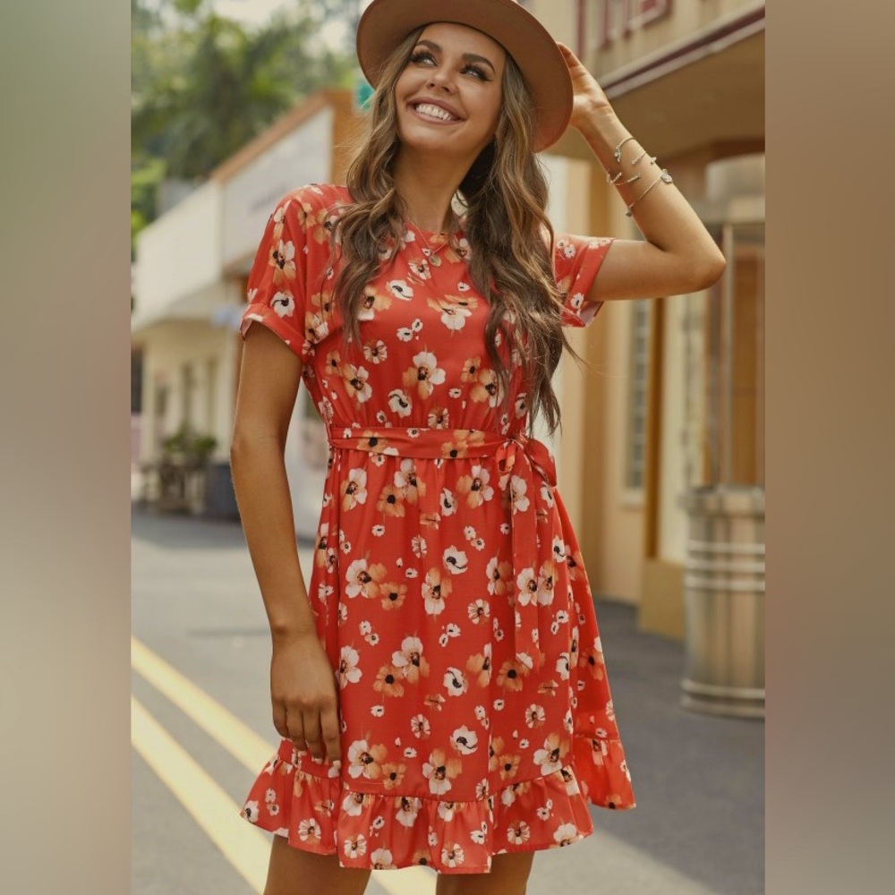 Petal Lush floral midi dress size small - brand new with tags (NWT)
